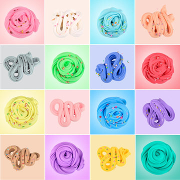 Butter Slime Kit 35 Pack, Mini Slimes Party Favors For Girls Boys, Soft And Non-Sticky, Goodie Bags Stuffers, Classroom Reward,