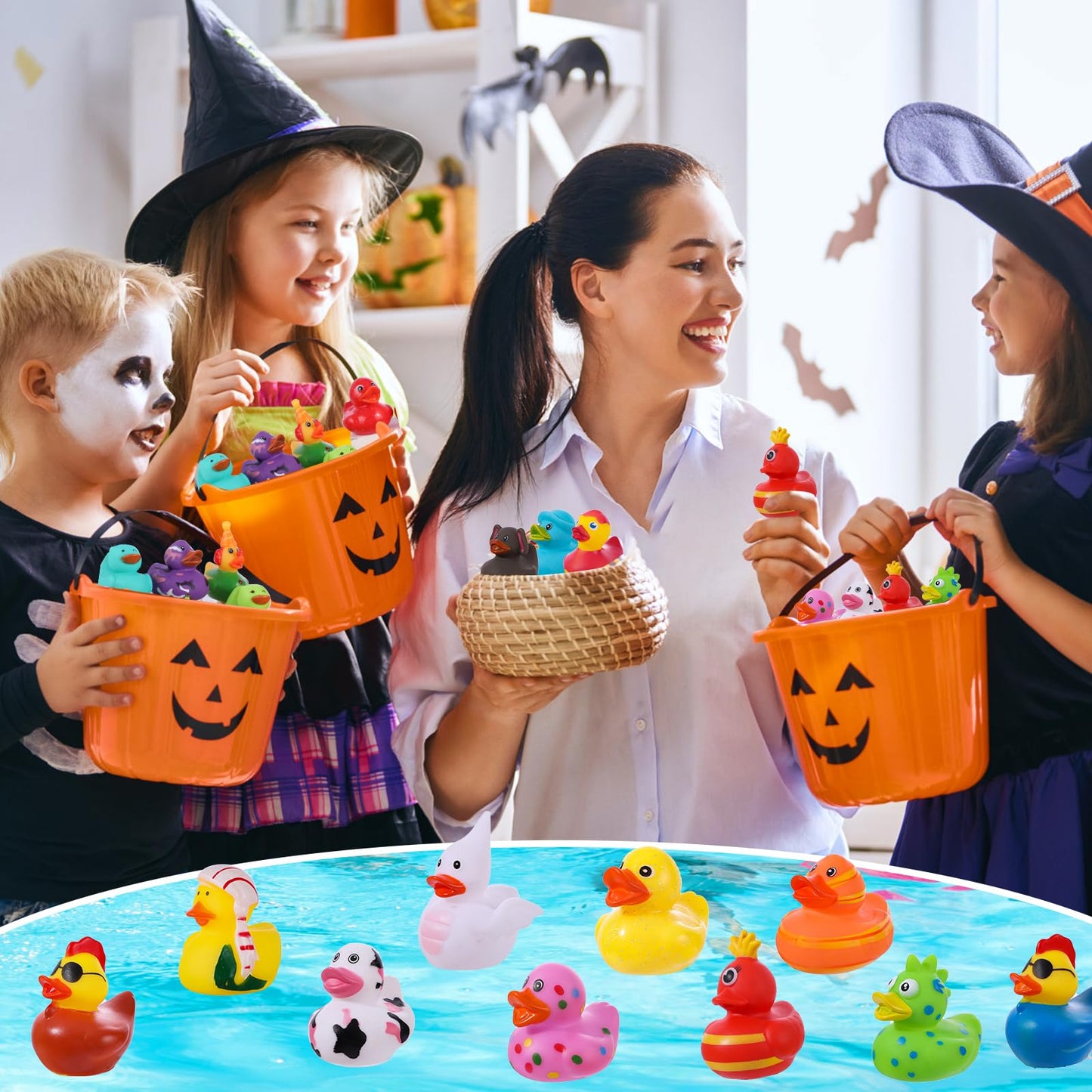 30 Pcs Rubber Ducks Assorted Plastic Rubber Ducks For Cruise Ducks Ducking Bath Toys Ducks Party Favors Beach Pool Activity Crui