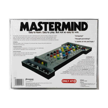 Pressman Retro Mastermind Game - Classic Strategy Board Game - Grey Color
