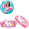 Swimbobo Soft Swimmies Toddler Floaties Learn-to-Swim Inflatable Pool Floats & Arm Floaties Swimming Pool Accessories for Kids Aged 3-6 (Pink)