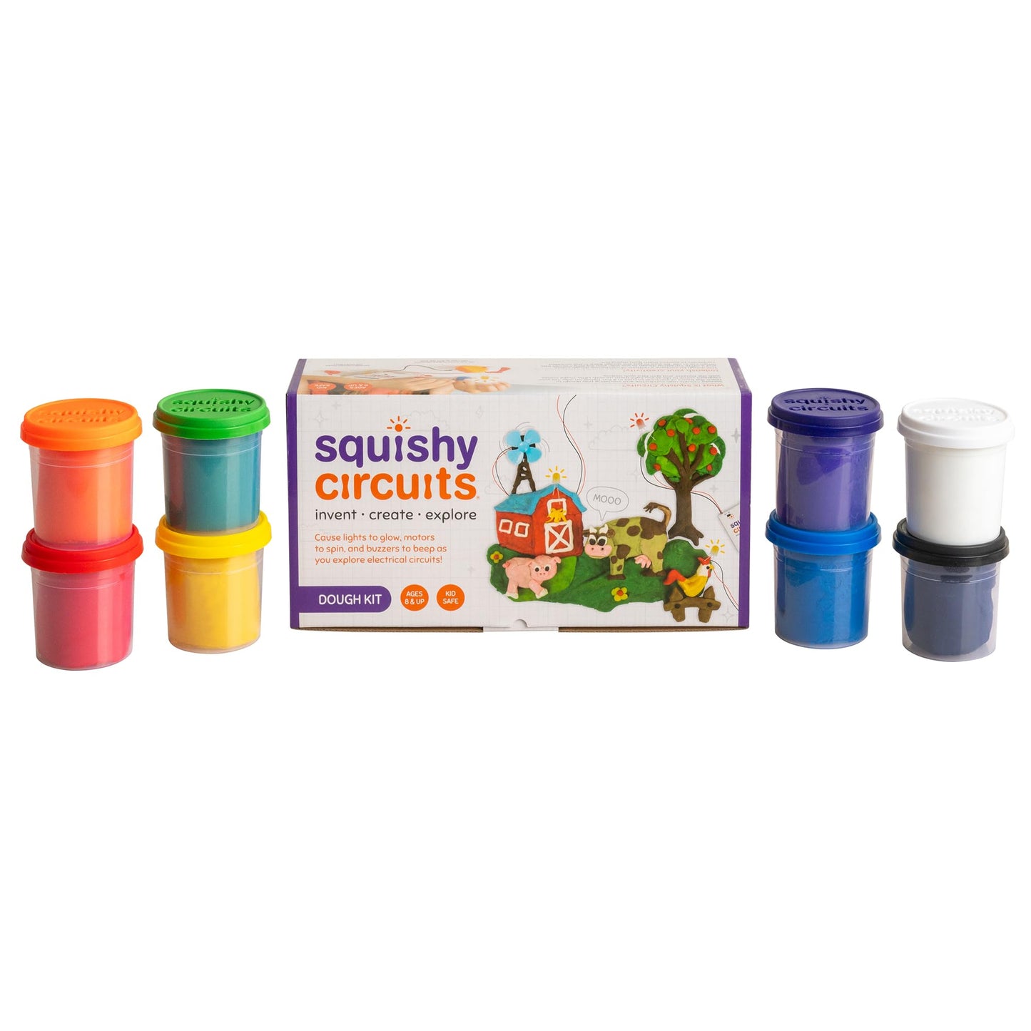 Squishy Circuits Dough Kit Explore Electrical Circuits with Play Dough STEM Science Kits for Kids Age 812 Fun and Educati