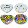 Petbsnvb 2Pcs 3.4' Circle And Heart Picking Pad, Skin Picking Fidget Toys