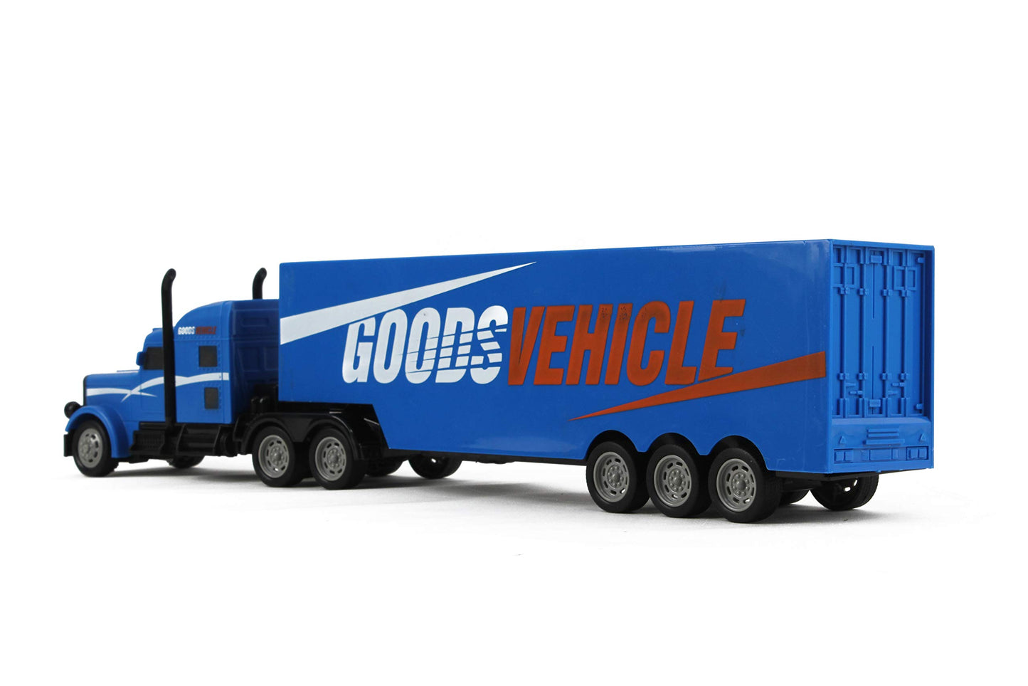 Vokodo RC Semi Truck and Trailer 18 Inch 2.4Ghz Fast Speed 1:16 Scale Rechargeable Battery Remote Control Tractor Tanker Hauler