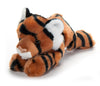 The Petting Zoo Tiger Stuffed Animal Plushie, Gifts for Kids, Scoopz Wildlife Animals, Orange Striped Tiger Plush Toy, 8 inches