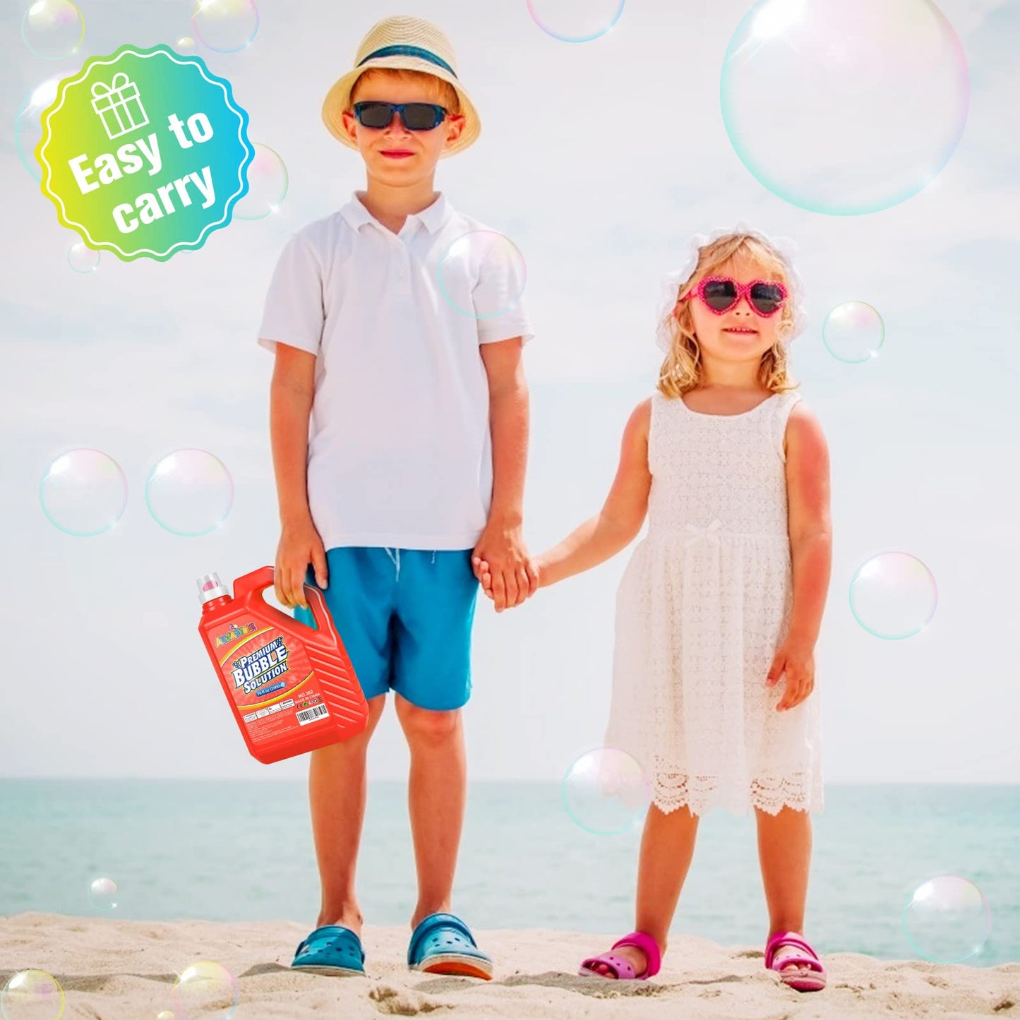 70 Oz Bubbles Refills For Kids-Premixed Bubble Solution Refill Premium Bubble Liquid Bubble Juice For Bubble Machine/Wand/Blower