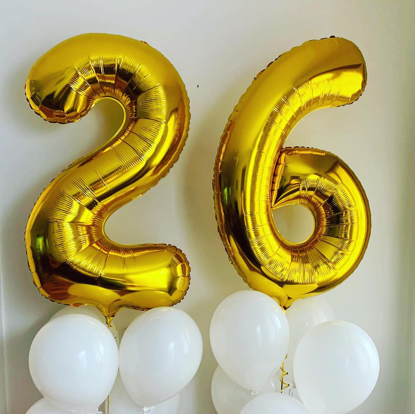40 Inch Gold 26 Number Balloons Giant Jumbo Huge 26 Or 62 Foil Mylar Helium Number Digital Balloons Gold Birthday Mylar Digital