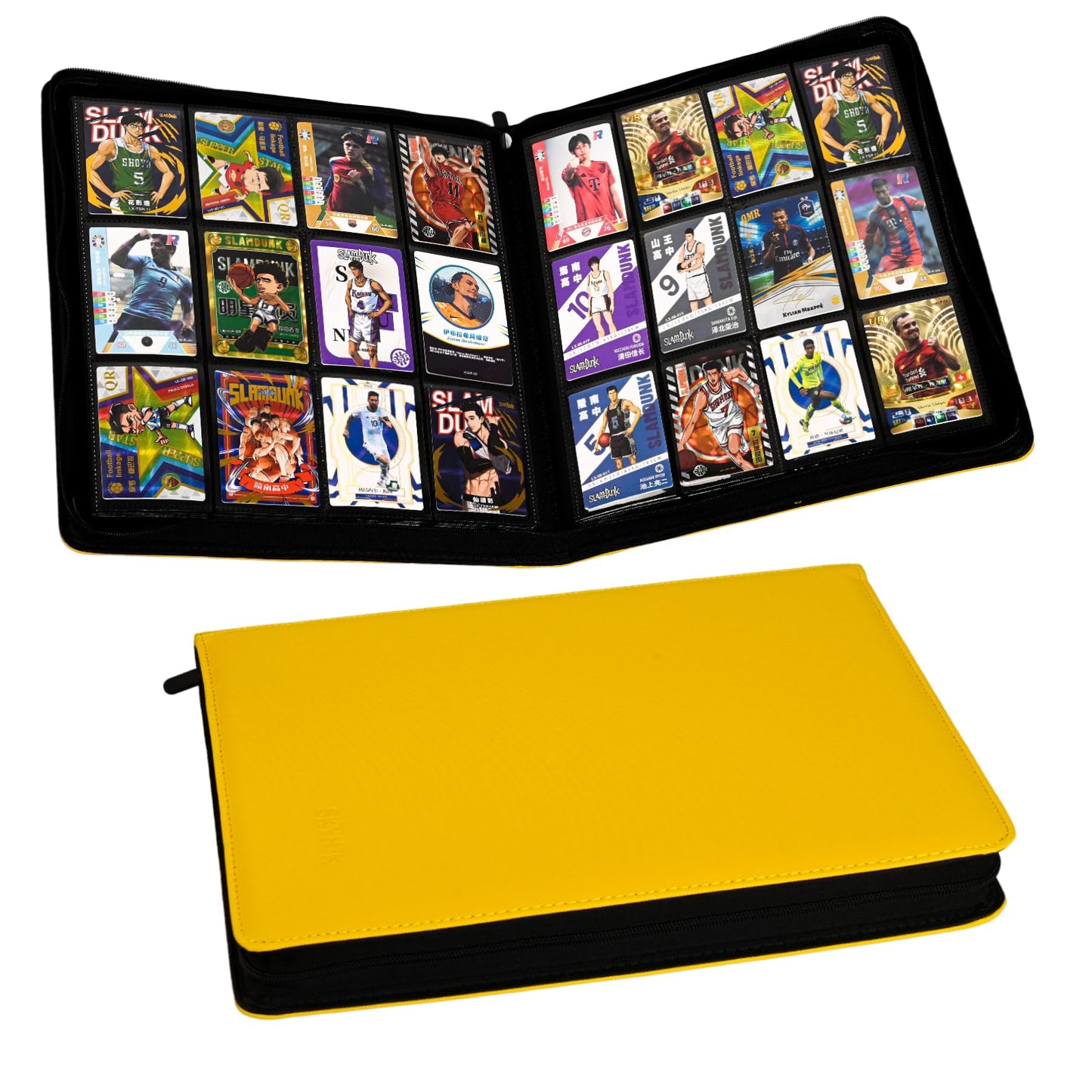 Skyhjk Trading Card Binder 480 Pockets, 12 Pockets Card Binder, Side Loading Card Collection Binder, Collectible Card Albums Car