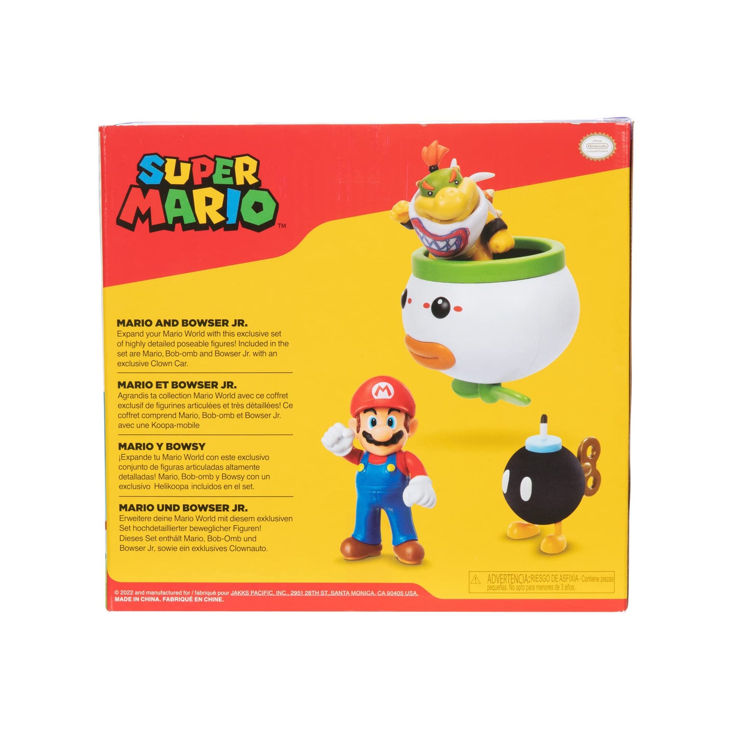 Super Mario 410314 Action Figures, Mario And Bowser