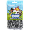 Perler Beads Fuse Beads for Crafts, 1000pcs, Striped Black and White, Small