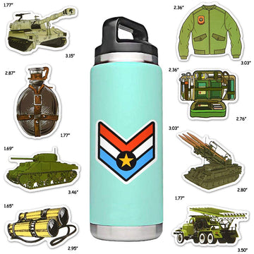 Military Stickers And Decals Army Stickers Military Helmet Stickers Tactical Stickers For Hard Hat Waterproof Stickers(50 Pcs)