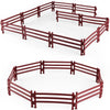 Rcomg 40Pcs Plastic Fence Toys Farm Corral Fencing Accessories Playset For Barn Paddock Horse Stable Figures, Toys Panel Accesso