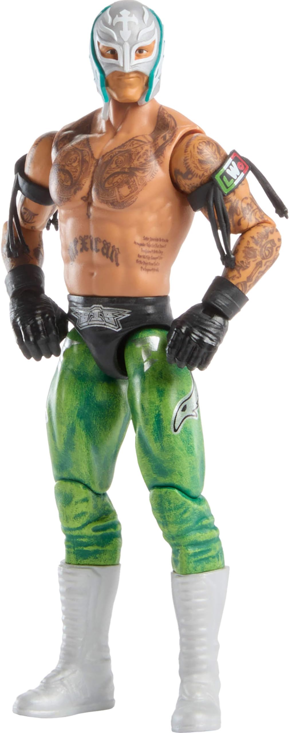 Mattel WWE Rey Mysterio Action Figure Main Event Series #157 6-inch Collectible Superstar with 14 Articulation Points & Life-Like Look