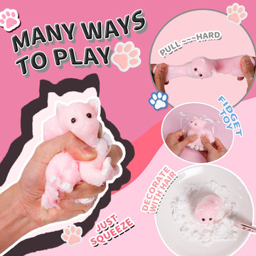 Taba Squishy Cat Handmade Cat Squishy for mature-themed/Kids Stress Relief Cute & Soft Cat Design Perfect Squeeze Toys Silicone Fidget Toy Gift for Relaxation and Fun (1pcs)