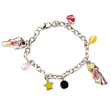 UPD Girls Beaded Charm Bracelet (LOL OMG)