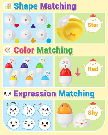 Yetonamr Easter Egg Toys For 1 2 3 Years Old Babies Boys Girls Kids, Toddler Easter Basket Stuffers Prefilled Easter Eggs With Toys Inside Filled Infant Montessori Toys Gift Ages 1-3, 2-4, 3-5