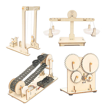 4 in 1 Multi-Style STEM Toys-Science Kits for Kids Age 8-12,Aducational Building Toys,Wooden Puzzles Toys for Ages 8-13 Boys, 3D