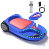 21.6V Electric Wiggle Car With Pedal And Pull Rope, 4 In 1 Swing Ride On Toy, Lithium Rechargeable Battery, 3 Speed, 100+ Lights