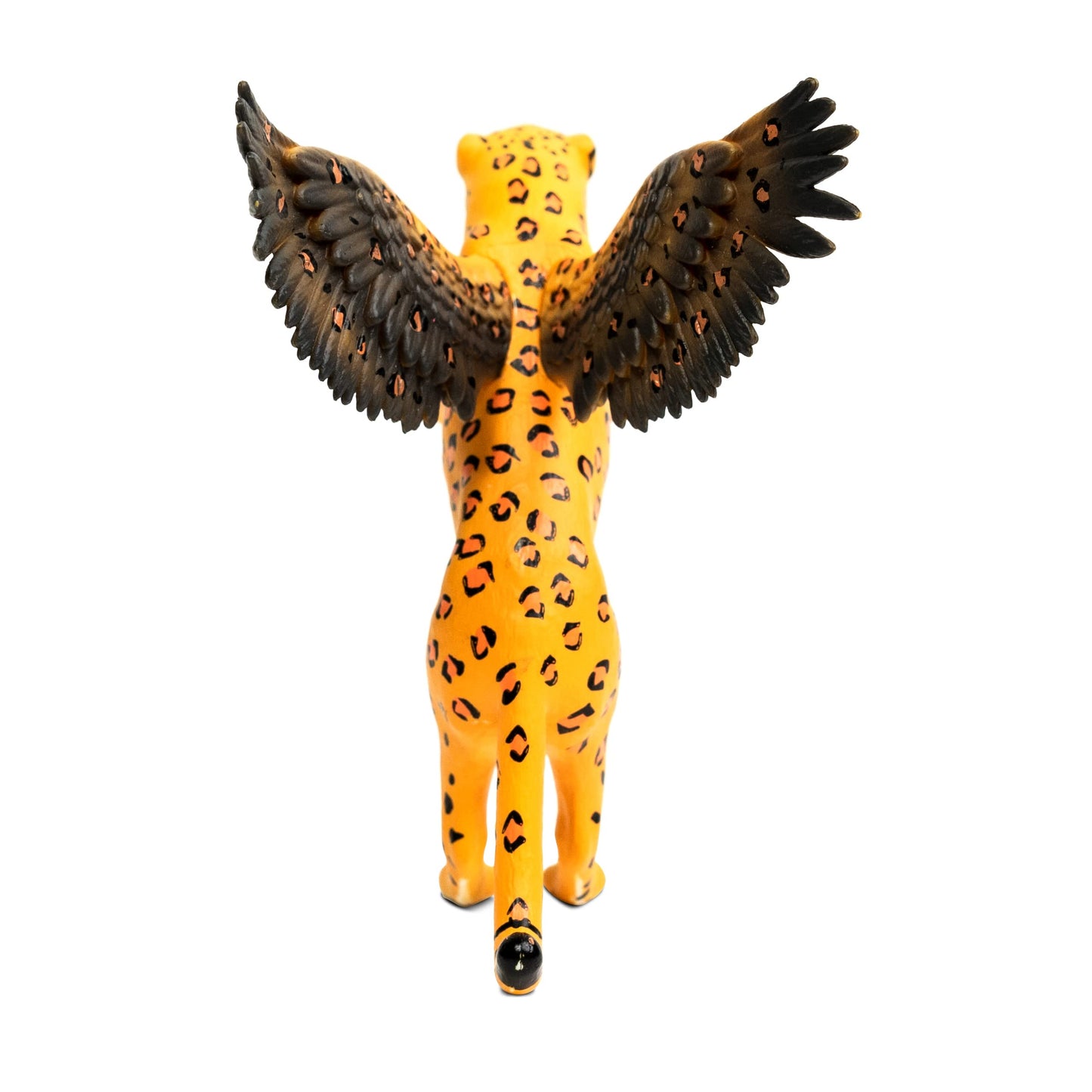 Randimals Leopard Figurine Toy Eagle Wings 5”, Premium Hard Rubber Animal Action Figure Toy, Hybrid Friend Encourages Adventure & Imagination