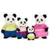Li'L Woodzeez - The Skyhopper Panda Family - Set Of 4 Collectible Posable Panda Figures With Storybook - Pretend Play Doll Figur