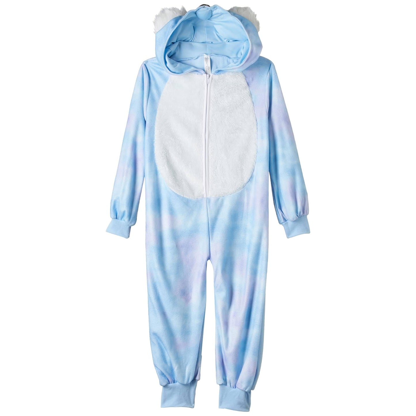 Amscan Kids Blue Koala Zipster Costume - Xl (14-16), Pack Of 1 - Wild & Cozy Hooded Jumpsuit - Sleek & Stylish For Parties, Cosplay & Loungewear