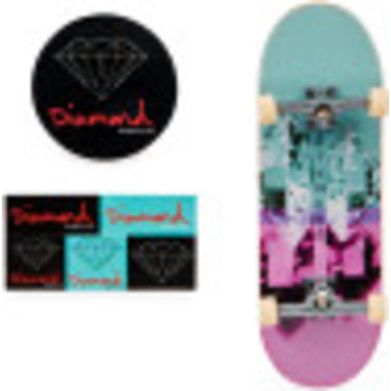TECH DECK Baker Toy, 96mm Small Green Plastic Skateboard Model 6067049