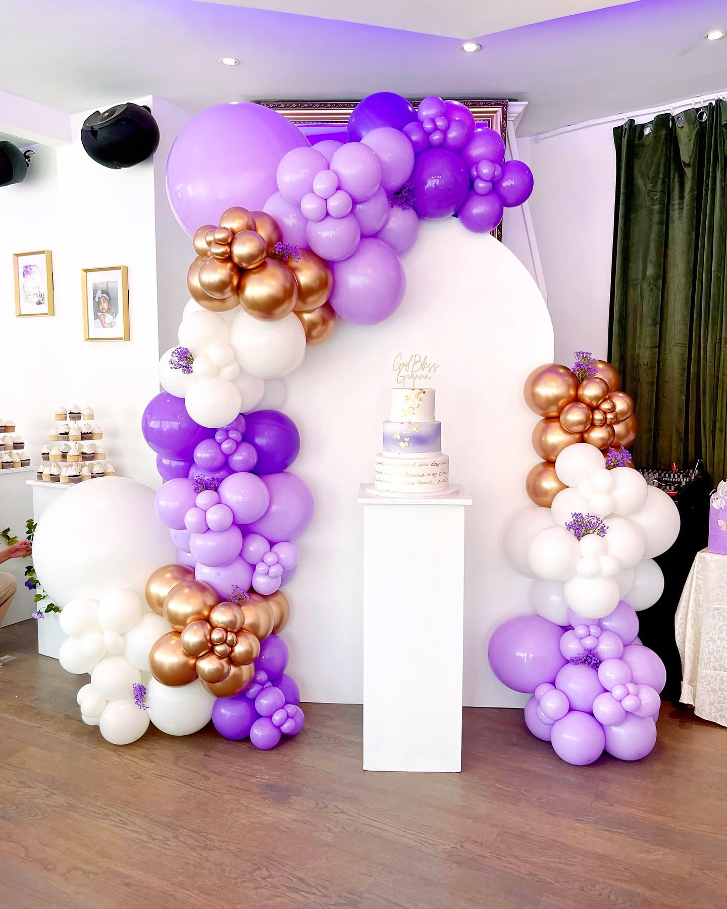 Bezente Pastel Purple Latex Party Balloons - 30 Pack 18 Inch Round Helium Pale Lavender Light Purple Lilac Balloons For Baby Sho