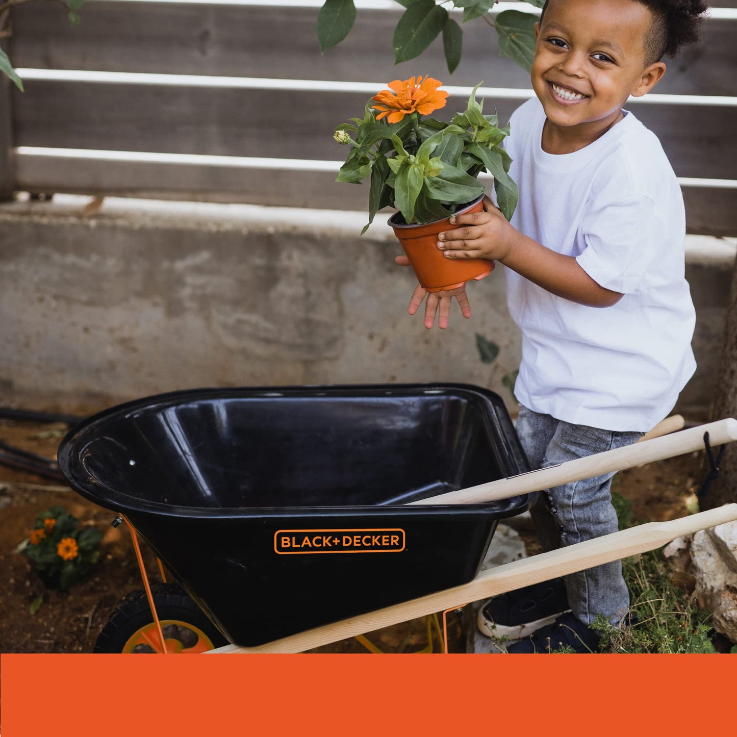 Red Tool Box Black And Decker 20 Liter Realistic Wheelbarrow For Kids Ages 3 And Up.