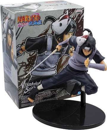 Banpresto Naruto Shippuden Vibration Stars Uchiha Itachi II Statue, Black, PVC, Model 18766