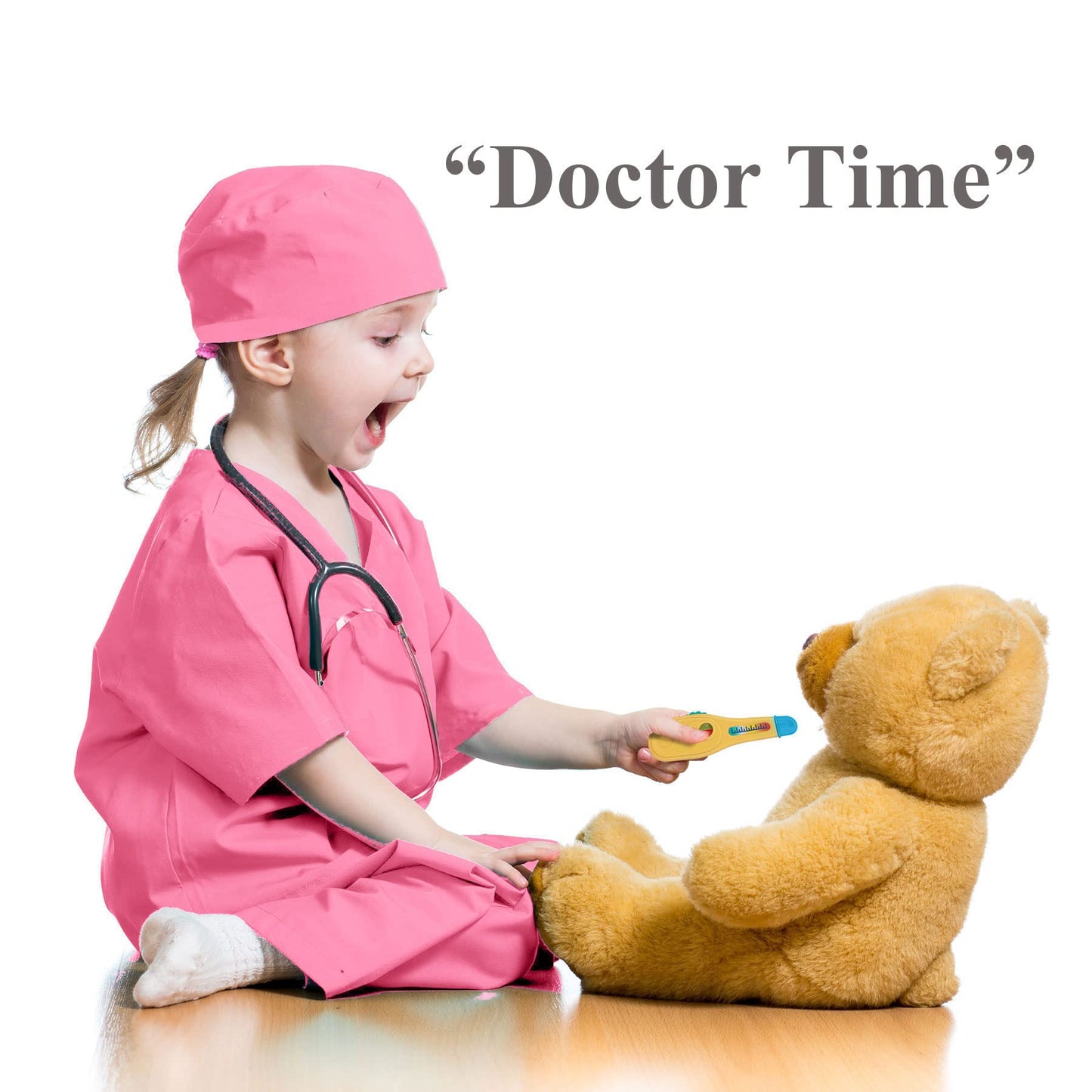 Giaford Doctor Scrubs For Kids Doctor Costume Toddler Dress Up Set For Boys And Girls