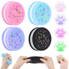 Taba Squishy Fidget Toys 4 pcs Cookie Taba Squishy Toys Ultra-Soft Stress Relief Toys for Kids mature-themed Sensory Toys with Cute Design Anxiety Relief Party Favors Extra Gift of 4pcs Taba Cat Paw