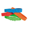 Fun Express Superhero Saying Rubber Bracelets (24 Pieces) Classroom Incentives, School Store Supplies, Party Favors