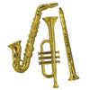 Beistle Gold Plastic Musical Instruments
