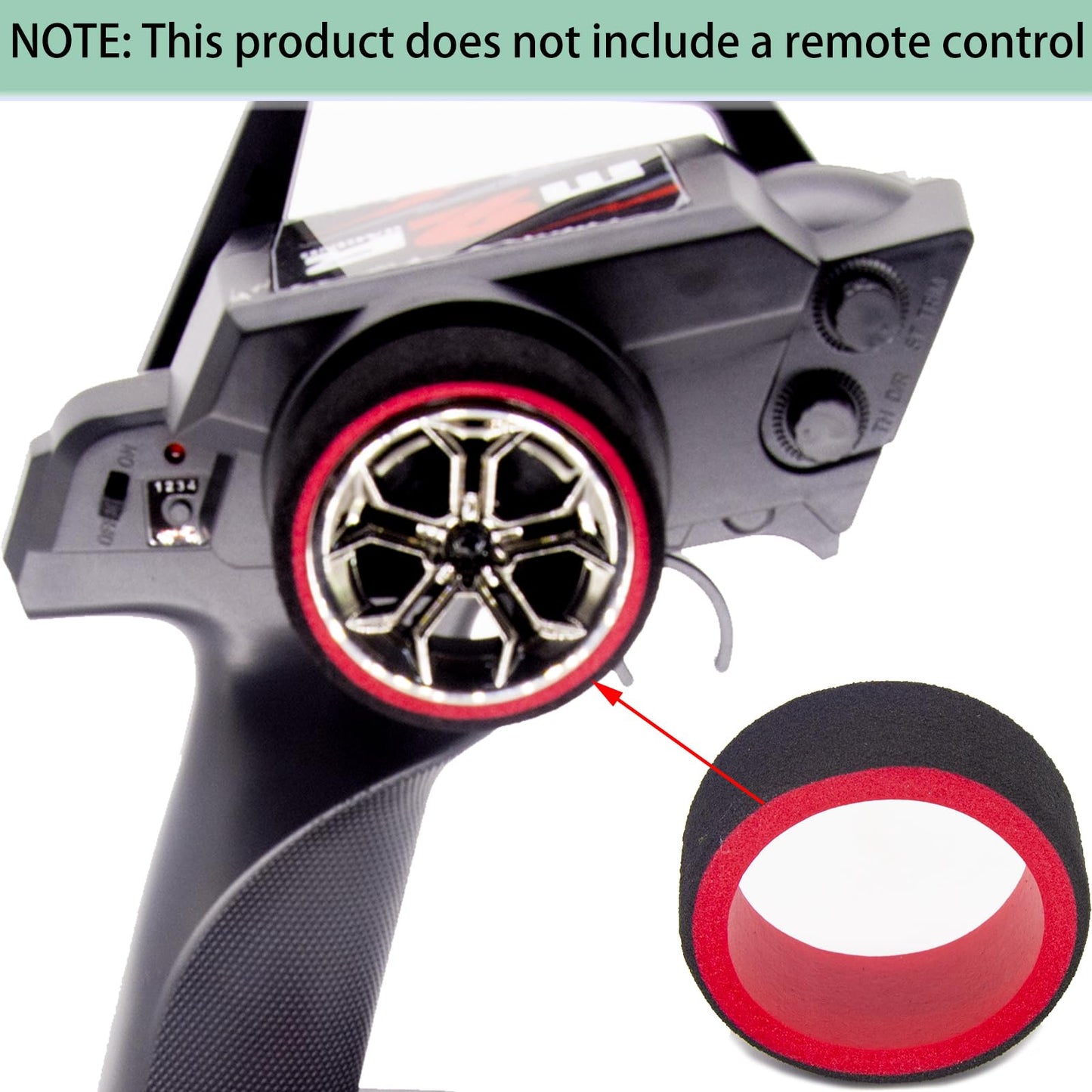 Rc Cars Transmitter Steering Wheel Foam Grip 10Pcs Hand Wheel Sponge For Traxxas Trx4 Slash Tqi Futaba 3Pv 4Pv 4Pls 4Px 7Px Prc