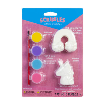 Scribbles Diy Squishy Kit, Rainbow & Unicorn