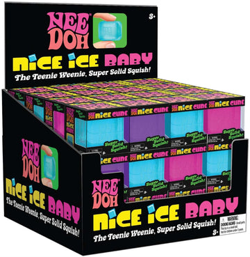 Schylling Needoh Nice Ice Baby - Sensory Squeeze Toy - Super Solid Squish - 1.25' Wide - Color May Vary (Pack Of 1)