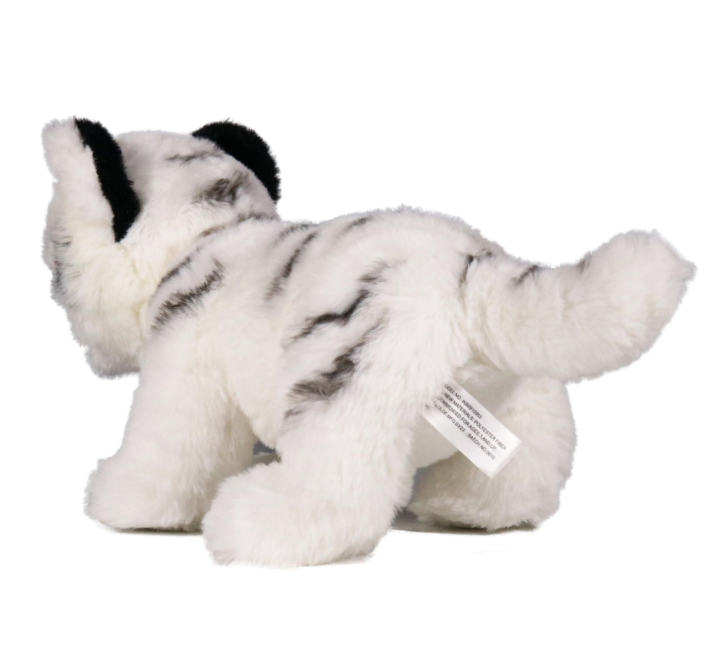 Ice King Bear Baby Tiger Stuffed Animal 10 Inches Cute Plush Toy (White)