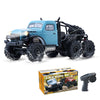 EAZYRC 1/10 Atlas RC Crawler Truck 4X4, Metal-Gear, 2.4GHz, Nylon, 1/18 Blue
