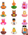 Jeep Ducks For Ducking - Assorted Ducks For Jeeps - 12 Pc 2'' Rubber Ducks Jeep Ducking - Plus Official Duck Duck Jeep Mobile Ap
