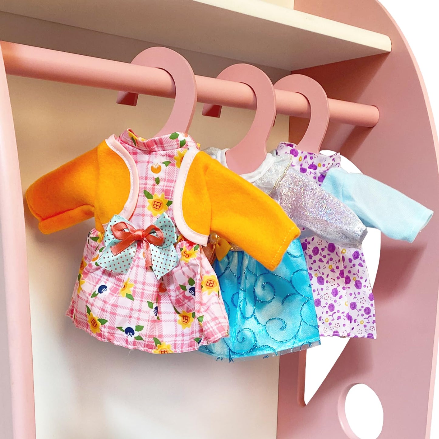 Huang Cheng Toys 6 Sets Baby Doll Clothes For 12-14 Inch Girl Doll,