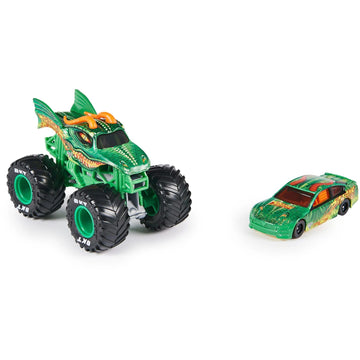 Monster Jam Dragon Monster Truck And Race Car 1:64Scale