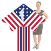 Kaiciuss American Flag Delta Kite For Kids & Adults Easy To Fly Large, The Easiest Single Line Beach Kite, It Comes With 300Ft String Kite Handle
