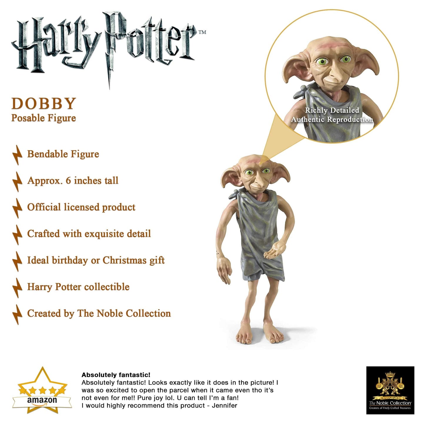 The Noble Collection Bendable/Posable Dobby