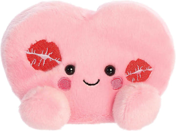 Aurora Palm Pals Valentine Heart 5'' Plush 2 Piece Bundle, Kinsley Kisses And Cutie Candy Heart