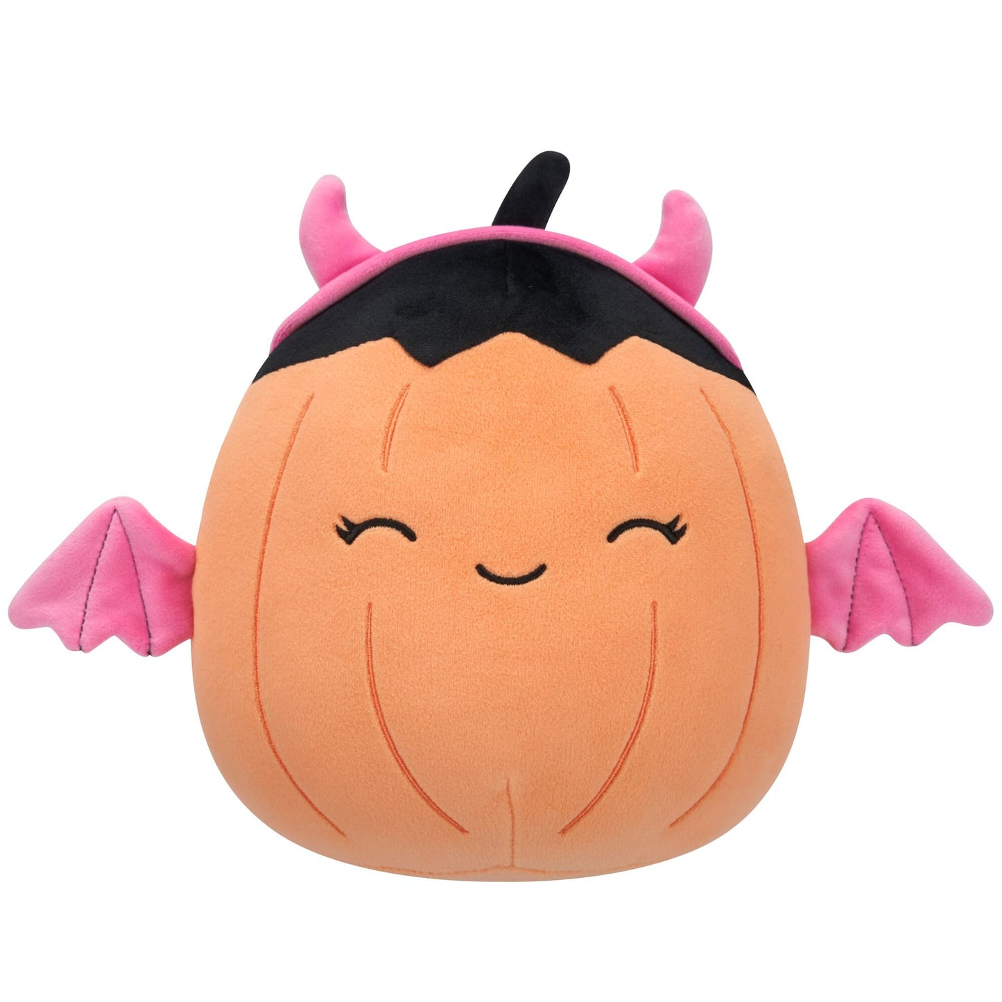 Squishmallows Original 8-Inch Margie Pumpkin In Pink Devil Costume - Official Jazwares Halloween Plush (Little)