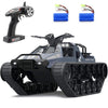 Mostop Remote Control Tank 1/12 Scale High Speed RC Tank 4WD Offroad RC Car 2.4Ghz Remote Control Crawler Drift Tank Army Truck