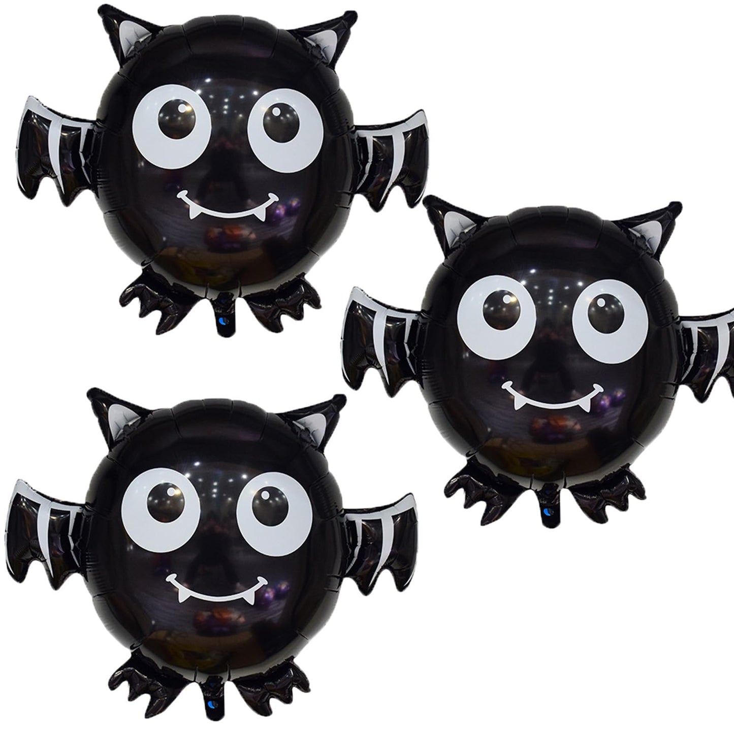 Hadckja Bat Balloons Cute Bat Halloween Balloons Bat Foil Balloons For Bat-Themed Party Supplies Decorations Halloween Party Dec