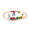 Hape Cargo Delivery Loop Train and Railway Toy Set Multicolor, 19.69 L x 15.75 W x 4.72 H