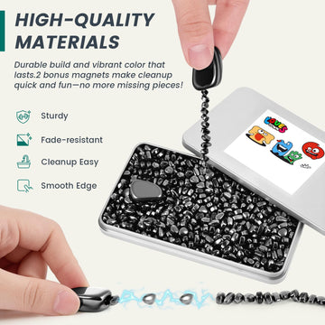 LovesTown 550PCS Fidget Toys mature-themed Ferrite Putty Magnetic Rocks for Office Teens Gifts