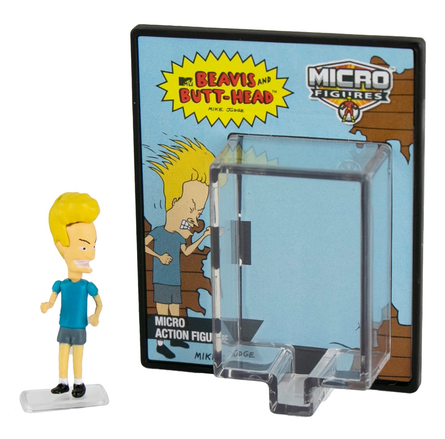 World's Smallest Beavis and Butt-Head Micro Figures - Miniature Plastic Collectibles, Blue, Model 5093, Sold Separately