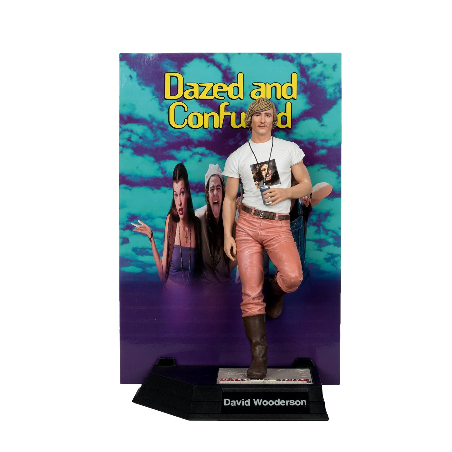 McFarlane Toys Movie Maniacs David Wooderson 6in Posed Figure - Multicolor, Plastic, Model 14017